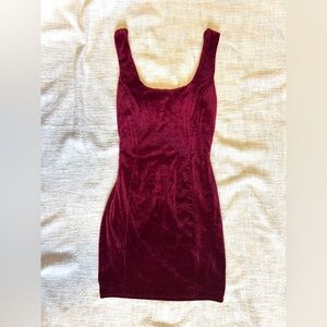 Adorable Red Velvet Dress